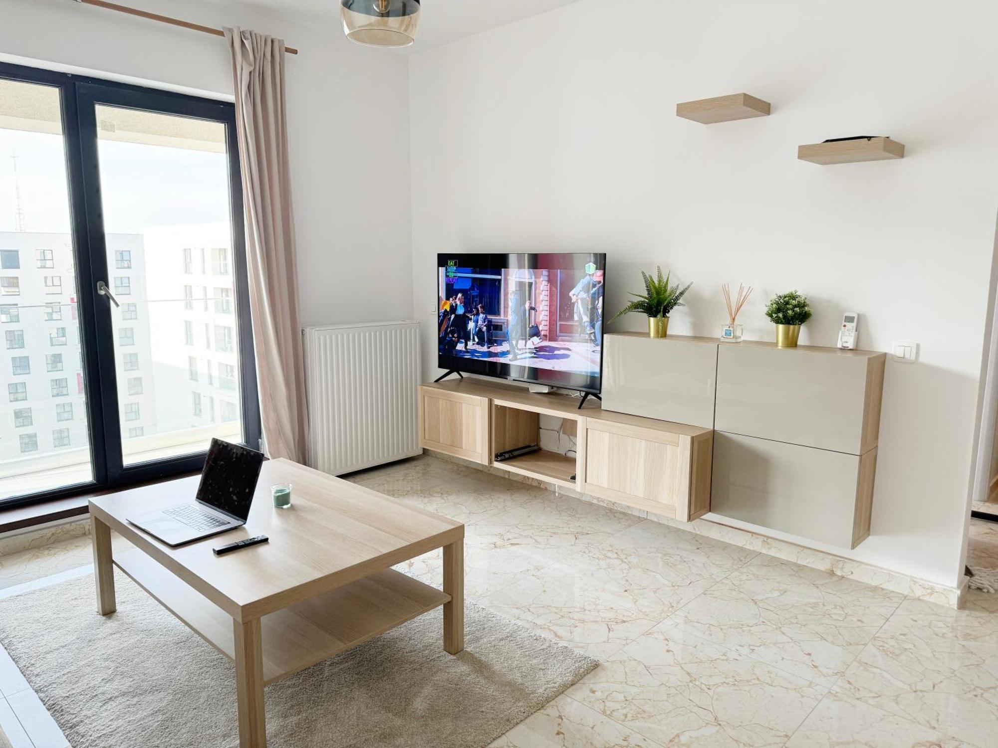 Smart Concept Living Plaza Apartman Bukarest Szoba fotó
